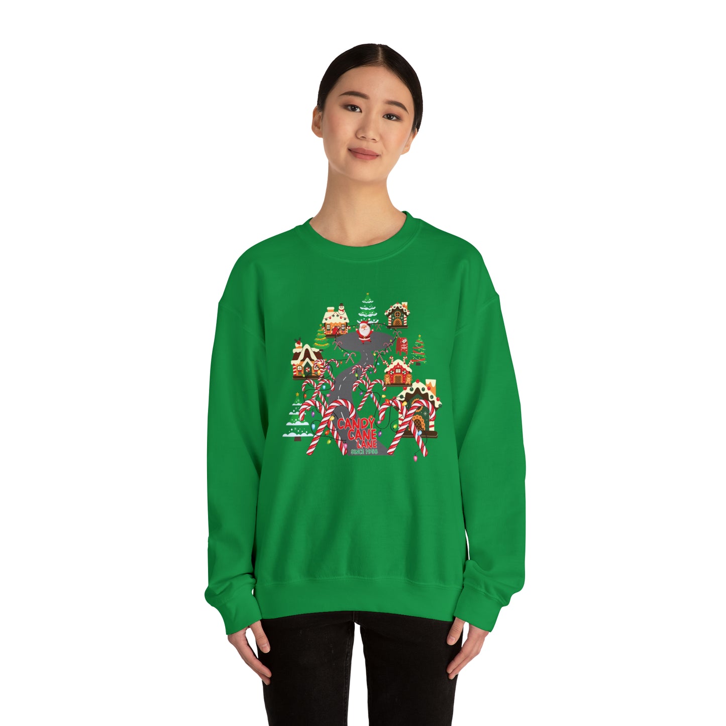 Candy Cane Lane Unisex Heavy Blend™ Crewneck Sweatshirt