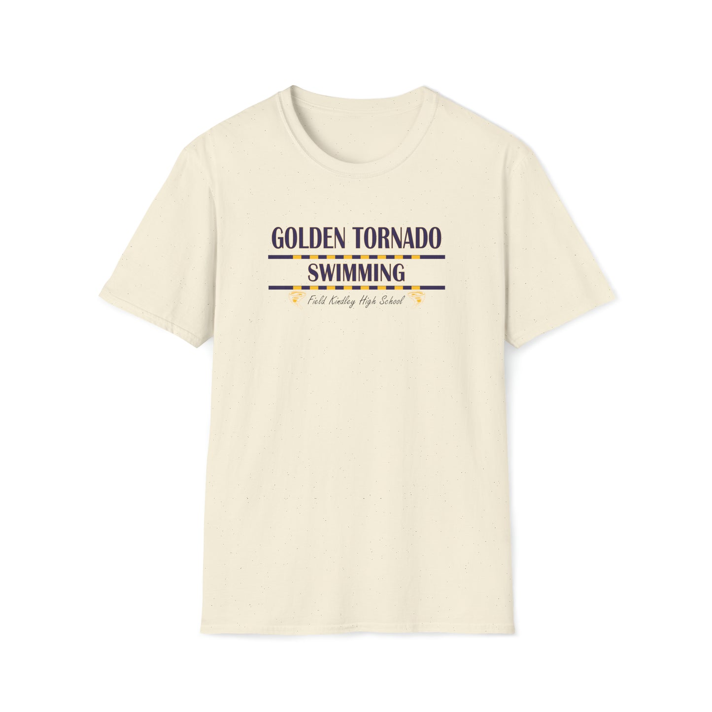Golden Tornado Swim - Gildan Unisex Softstyle T-Shirt
