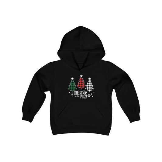 Christmas Plaza- Youth Heavy Blend Hooded Sweatshirt
