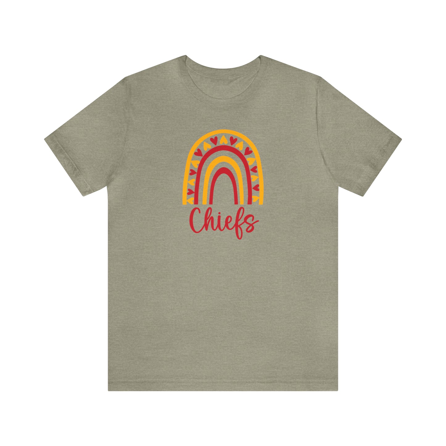 Chiefs Rainbow - Bella Canvas Short Sleeve Tee