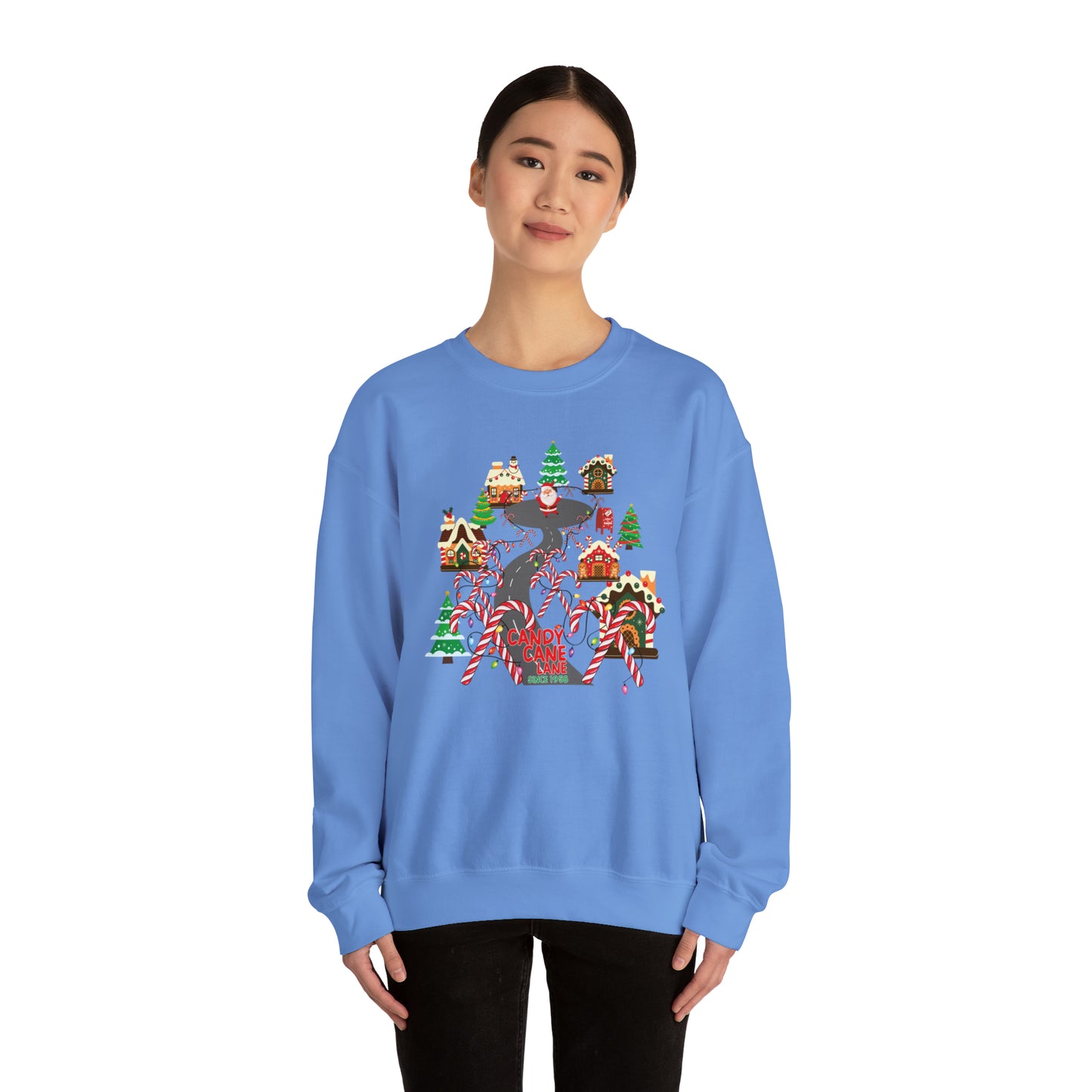 Candy Cane Lane Unisex Heavy Blend™ Crewneck Sweatshirt