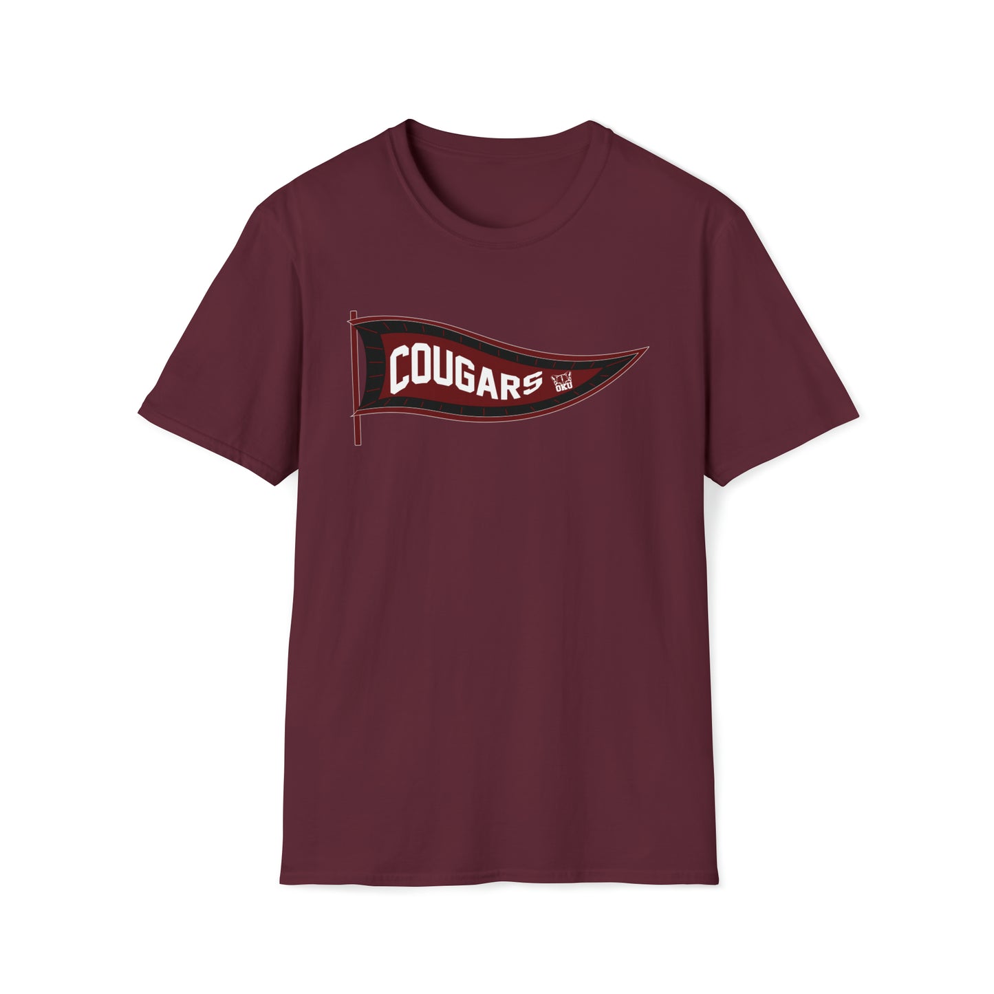 Cougar Pennant - Softstyle T-Shirt