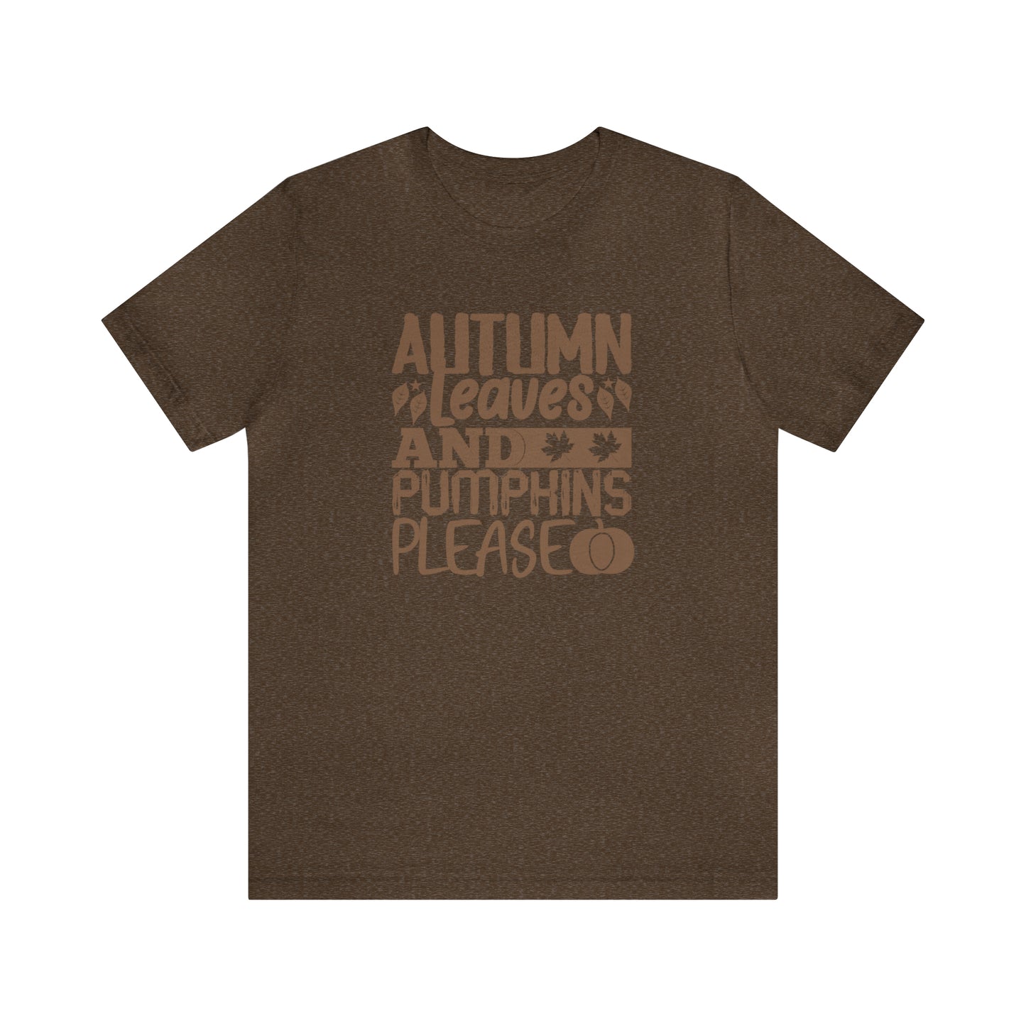 Autumn Leaves T-shirt - Bella Canvas Short Sleeve Tee