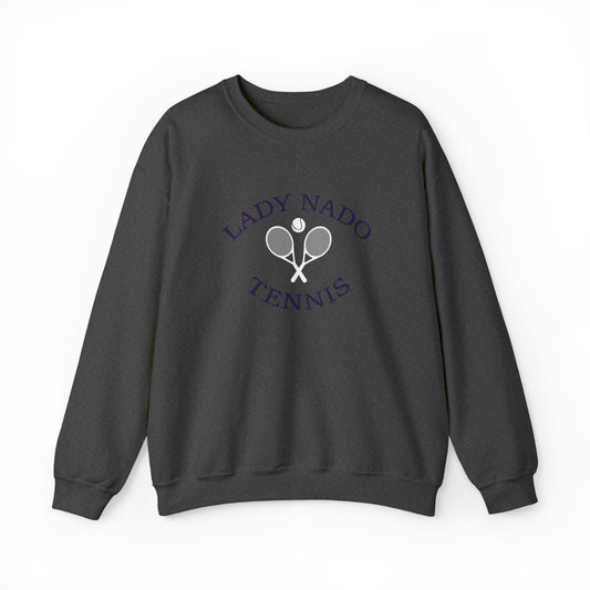 Lady Nado Tennis Gray Crewneck Sweatshirt