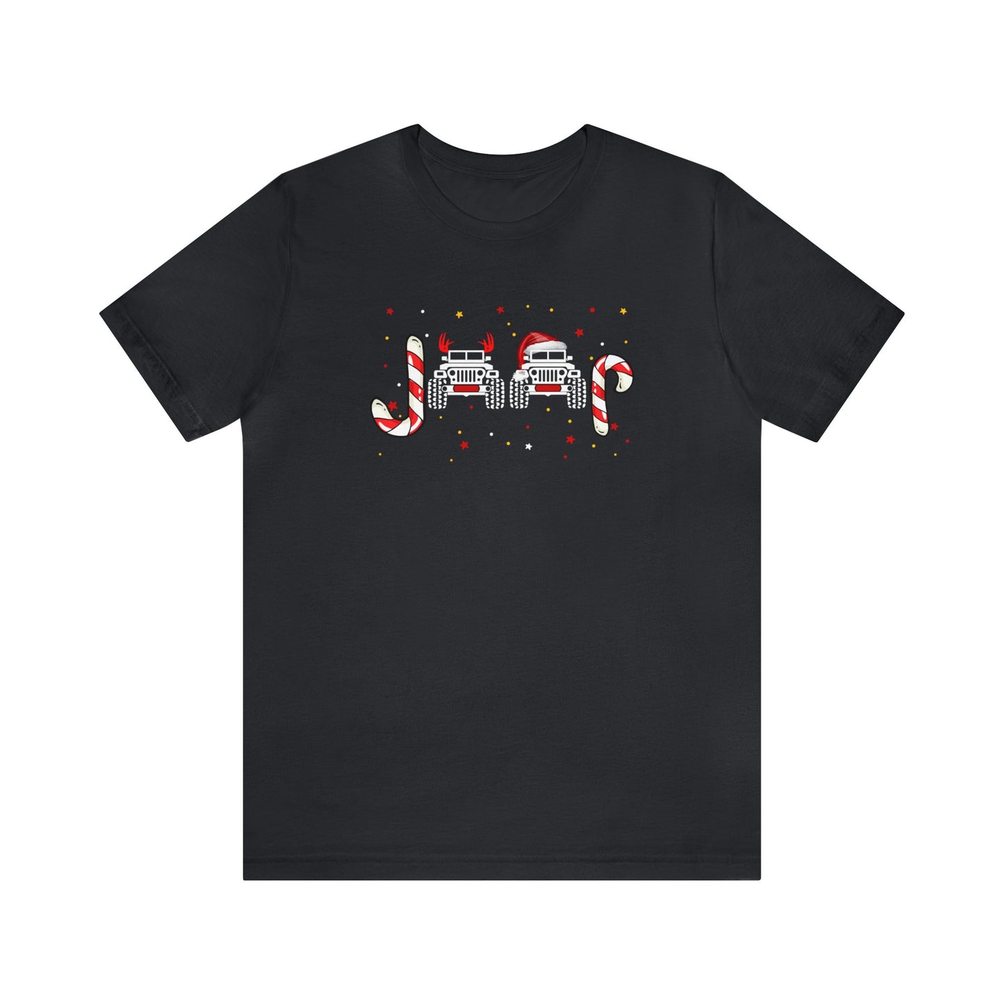 Jeep Christmas - Bella + Canvas Unisex Jersey Short Sleeve Tee