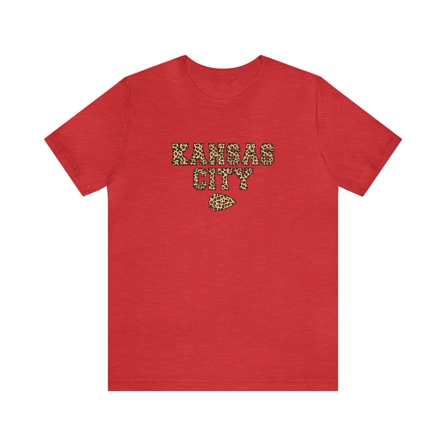 Kansas City Leopard - Bella Canvas Short Sleeve Tee