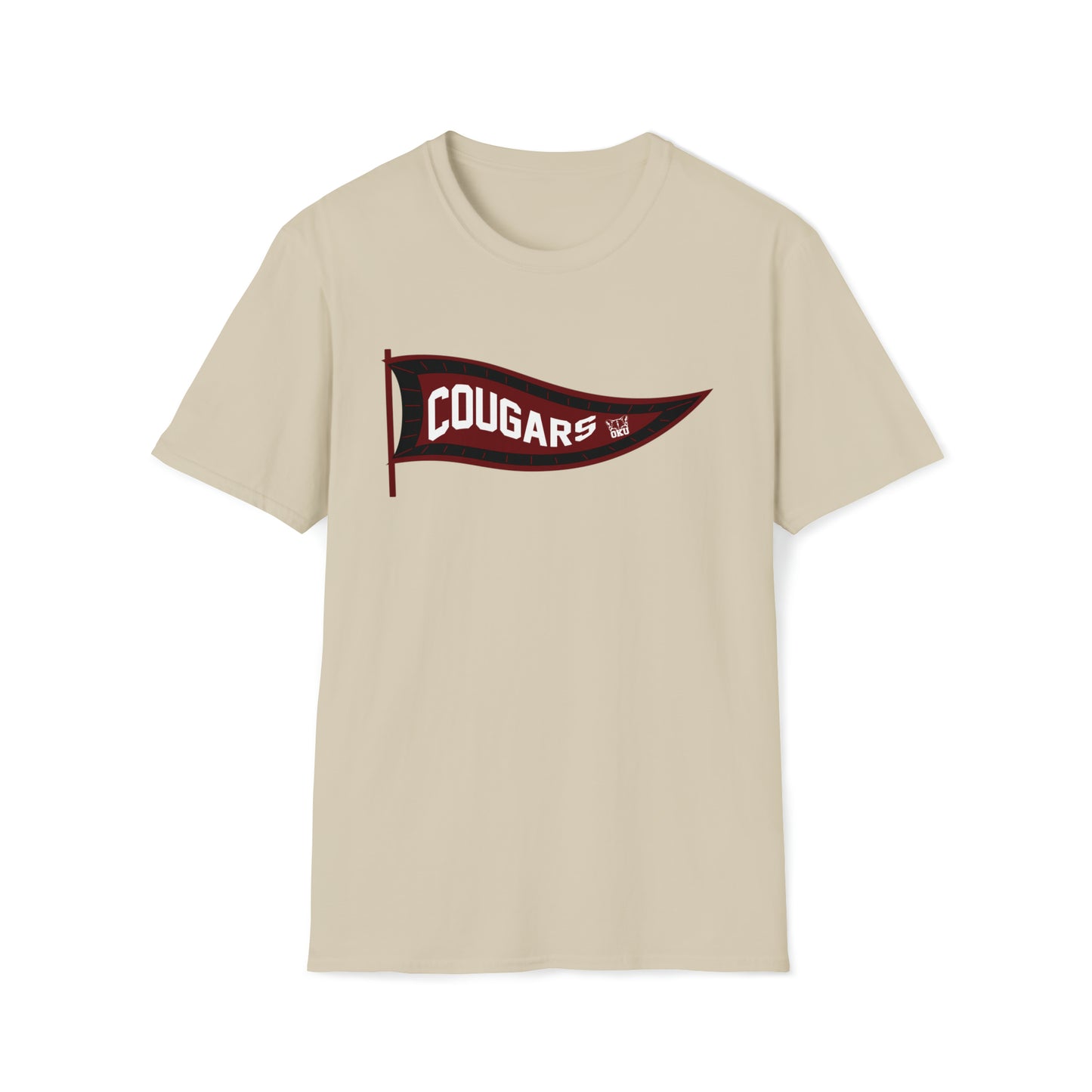 Cougar Pennant - Softstyle T-Shirt