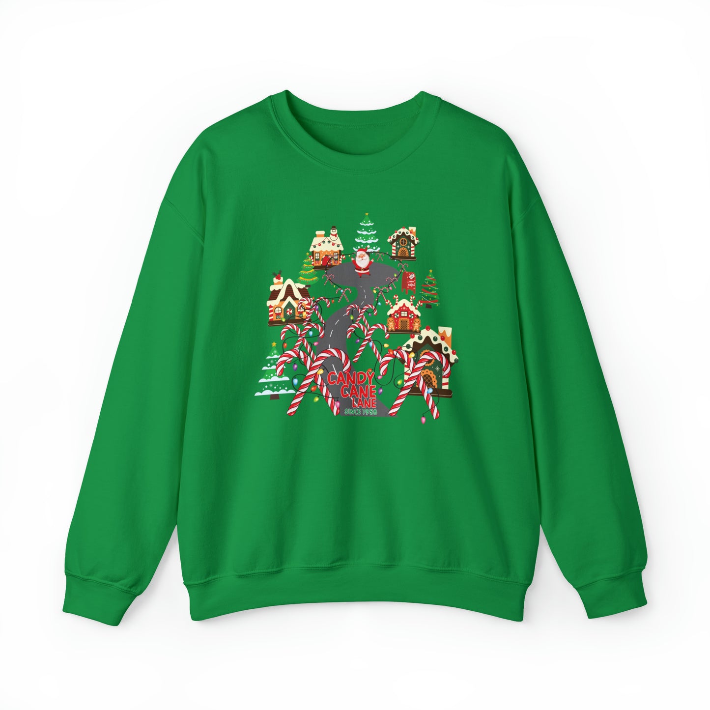 Candy Cane Lane Unisex Heavy Blend™ Crewneck Sweatshirt