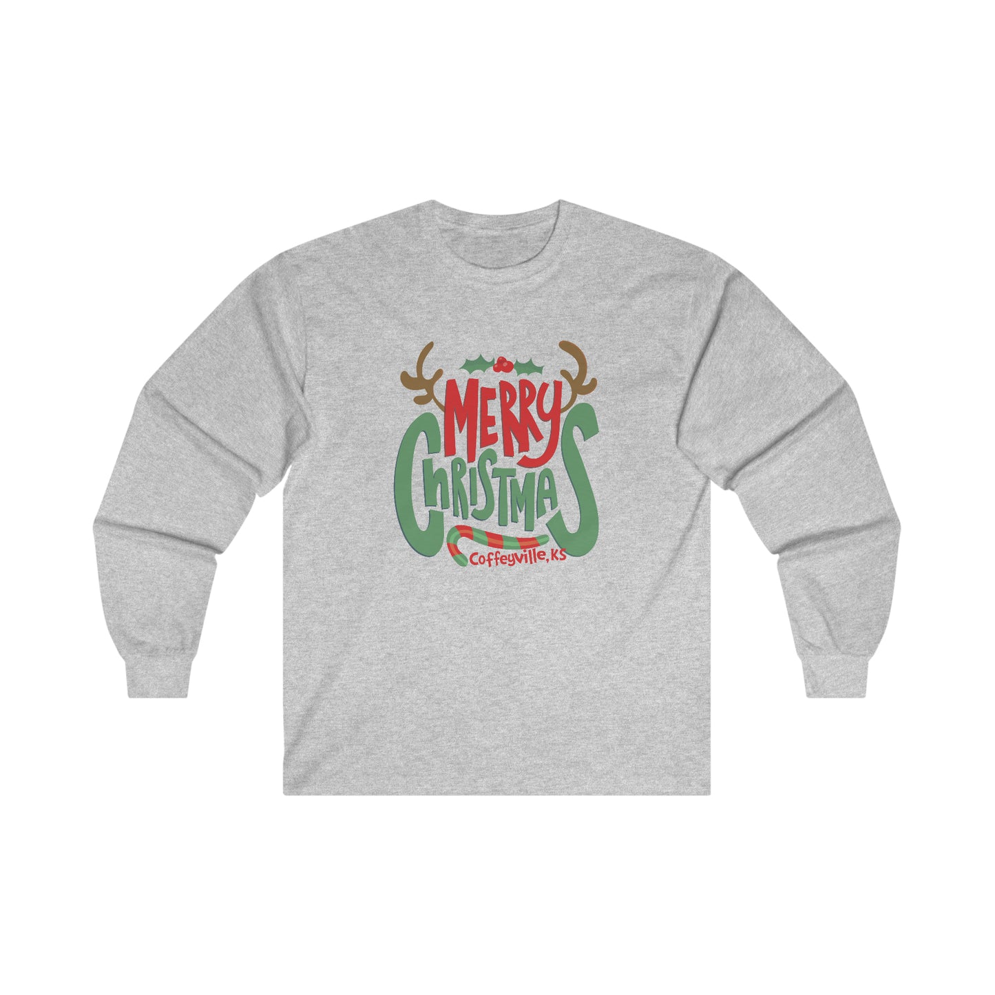 Merry Christmas Cville -  Long Sleeve Tee