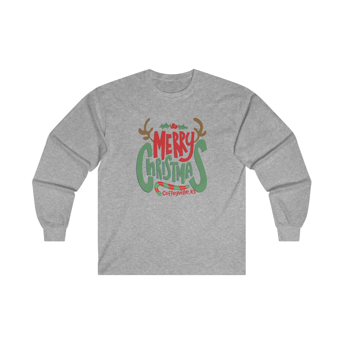 Merry Christmas Cville -  Long Sleeve Tee