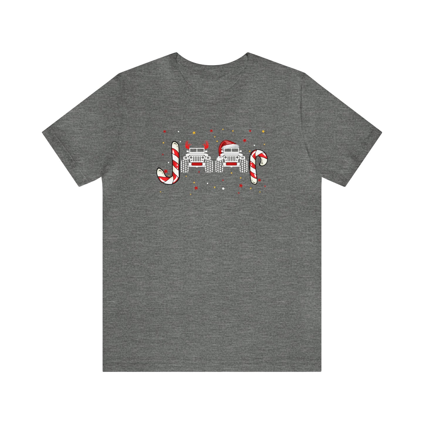 Jeep Christmas - Bella + Canvas Unisex Jersey Short Sleeve Tee