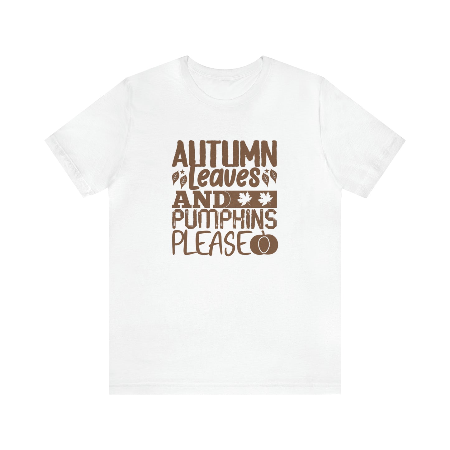 Autumn Leaves T-shirt - Bella Canvas Short Sleeve Tee