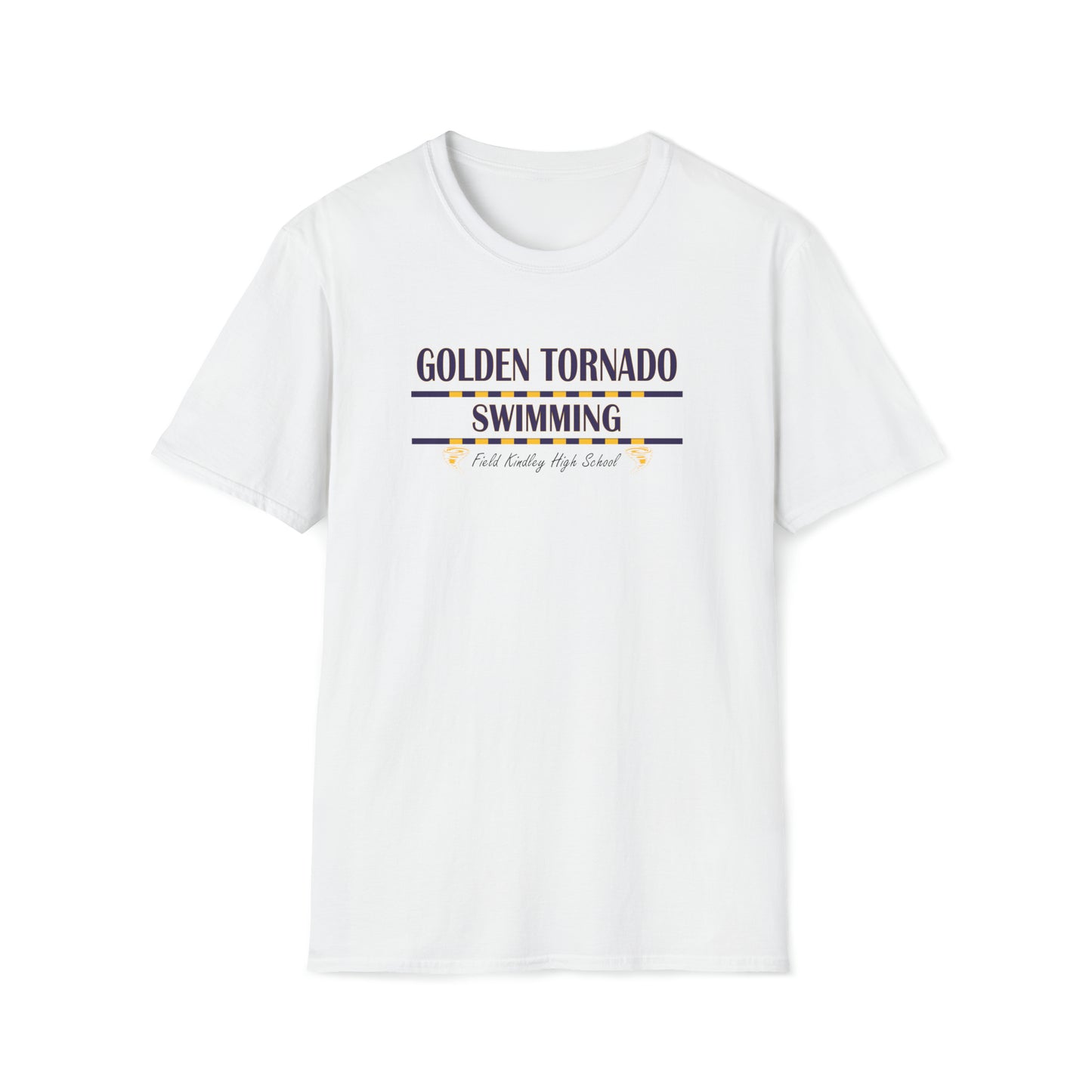 Golden Tornado Swim - Gildan Unisex Softstyle T-Shirt