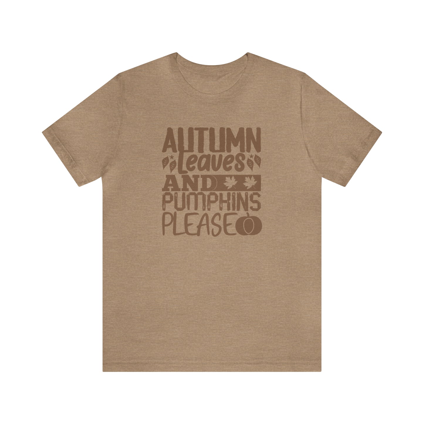 Autumn Leaves T-shirt - Bella Canvas Short Sleeve Tee