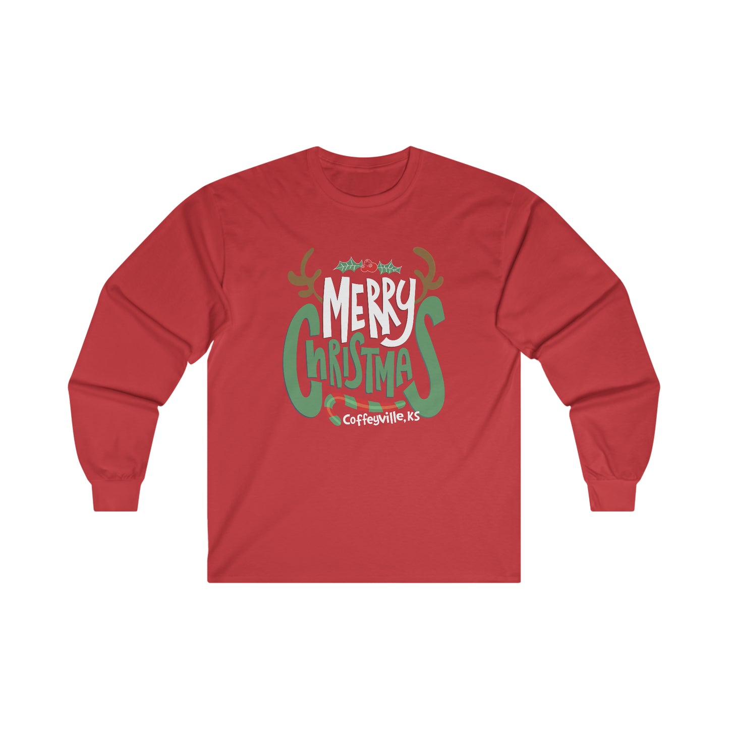 Merry Christmas Cville -  Long Sleeve Tee