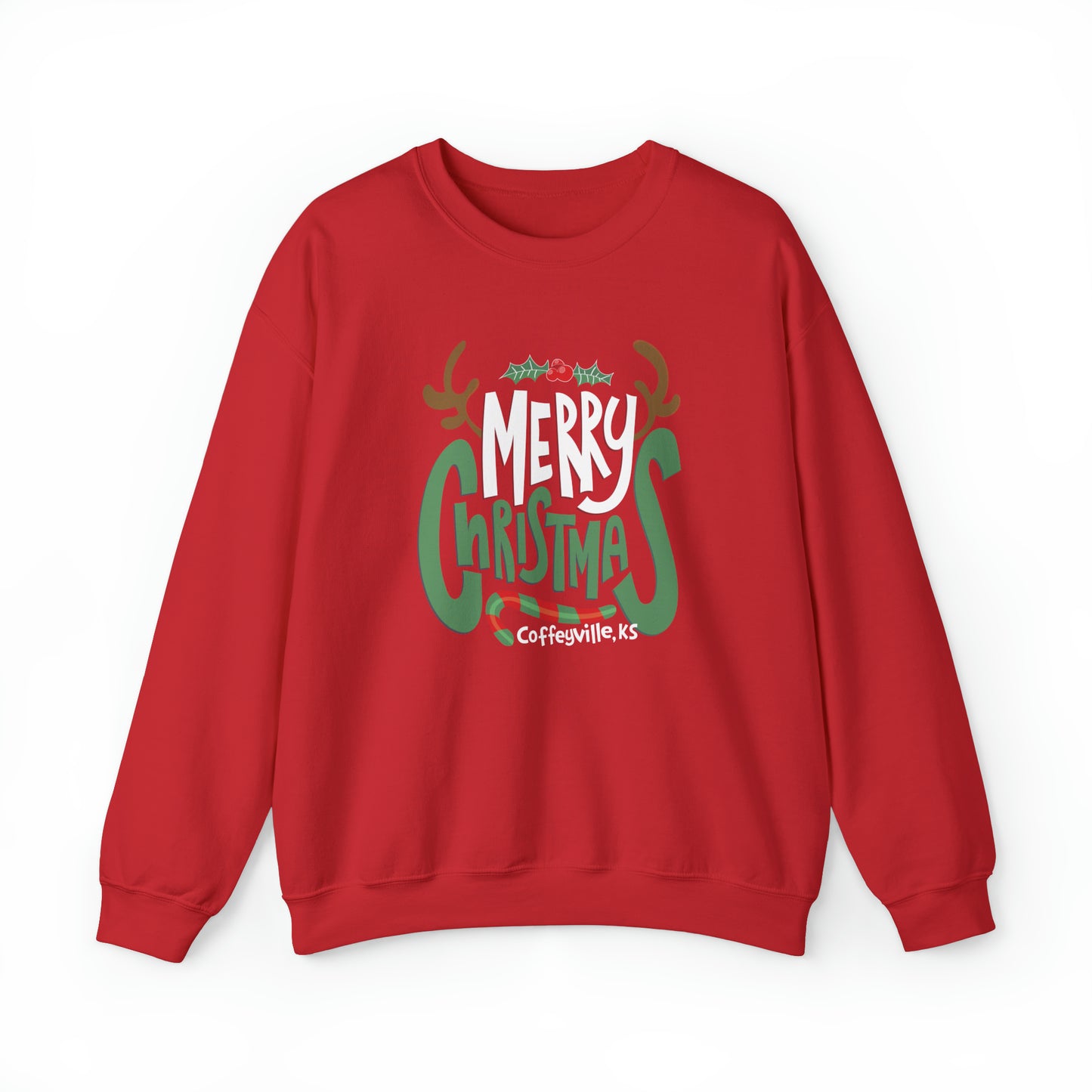 Merry Christmas Cville - Crewneck Sweatshirt