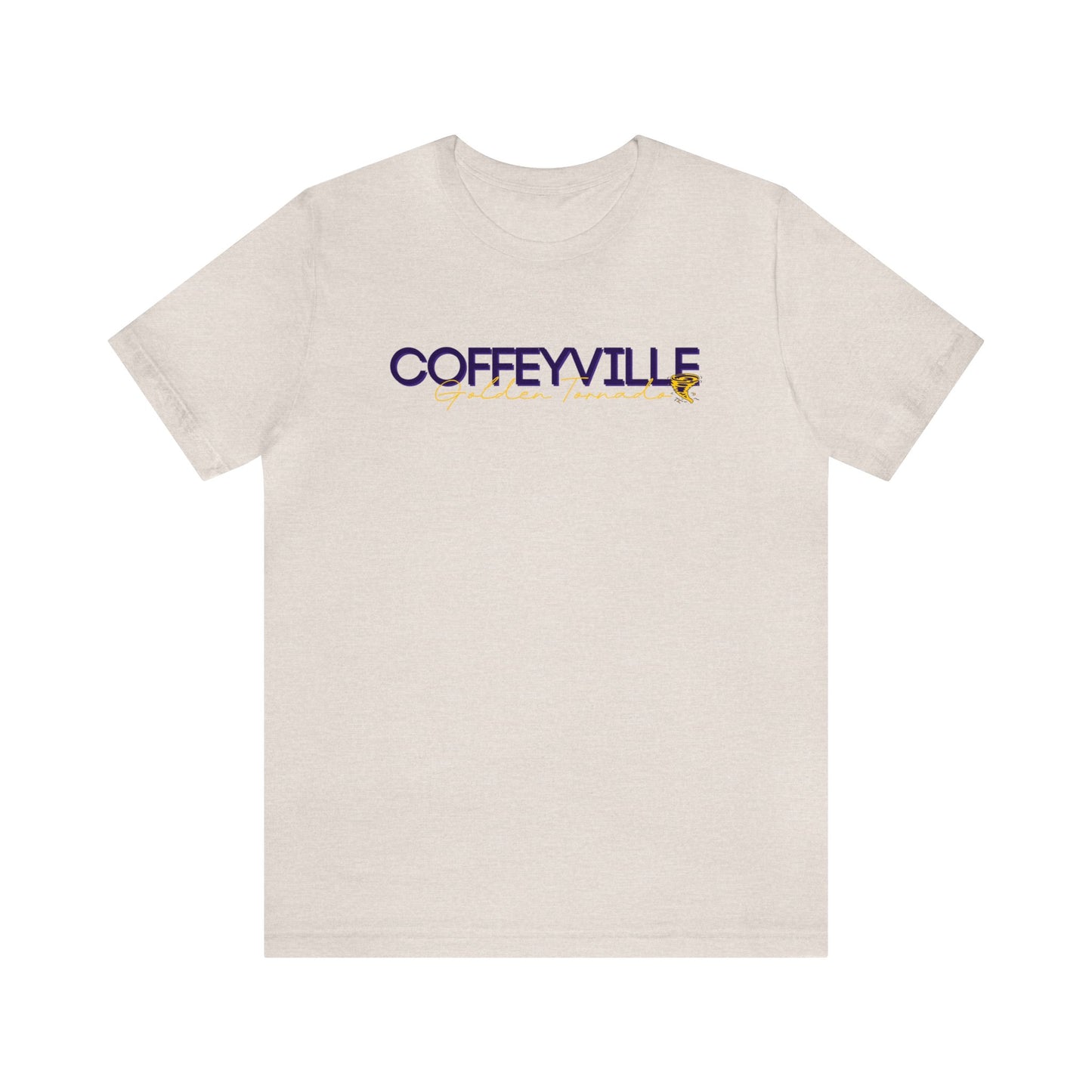 Coffeyville Golden Tornado - Bella + Canvas Unisex Jersey Short Sleeve Tee