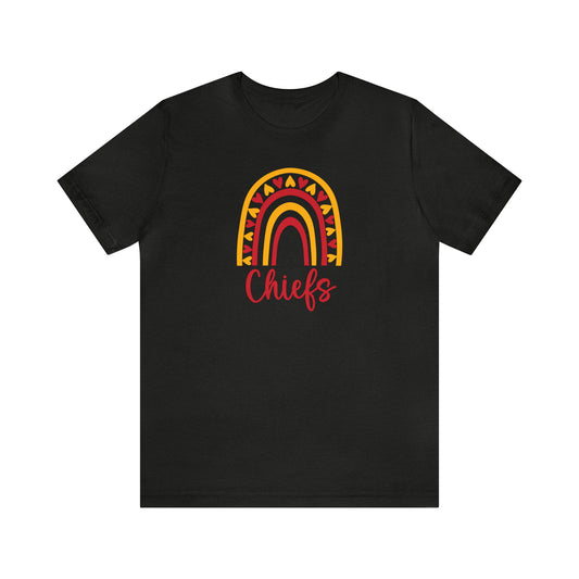 Chiefs Rainbow - Bella Canvas Short Sleeve Tee