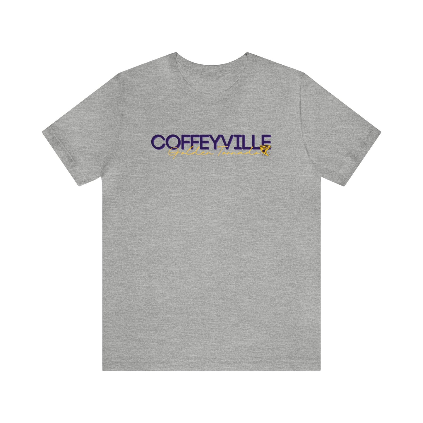 Coffeyville Golden Tornado - Bella + Canvas Unisex Jersey Short Sleeve Tee