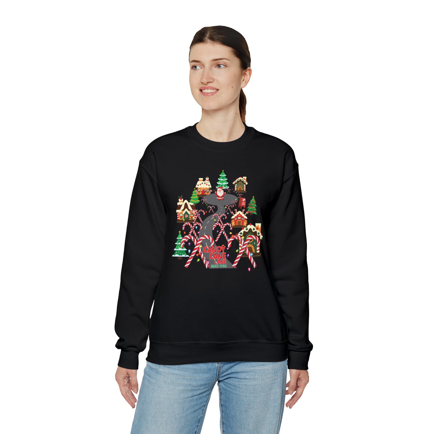 Candy Cane Lane Unisex Heavy Blend™ Crewneck Sweatshirt