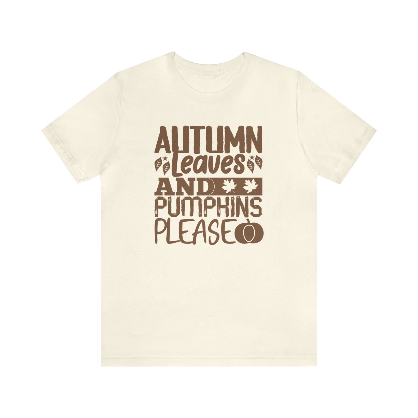 Autumn Leaves T-shirt - Bella Canvas Short Sleeve Tee