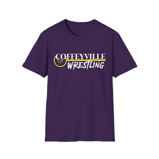 Coffeyville Wrestling Mat - Gildan Softstyle T-Shirt