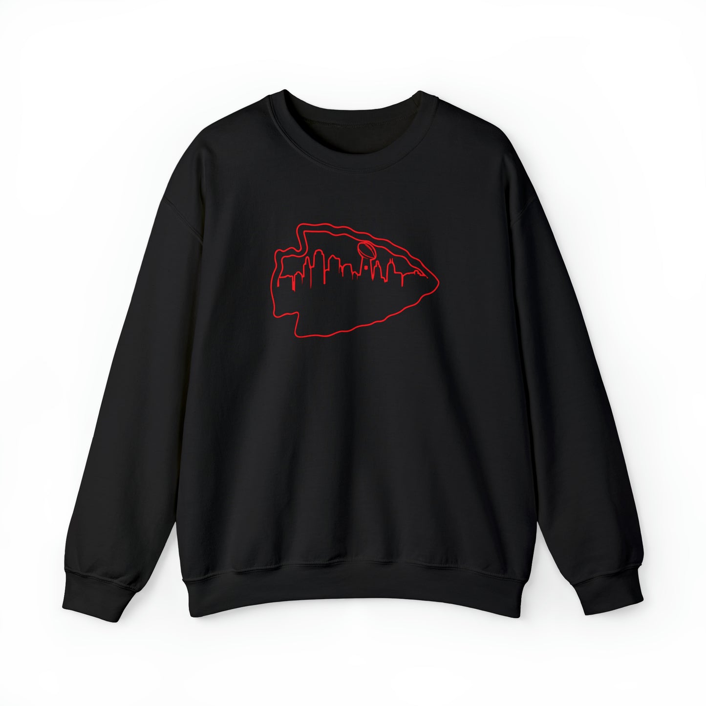 Kansas City Skyline - Crewneck Sweatshirt