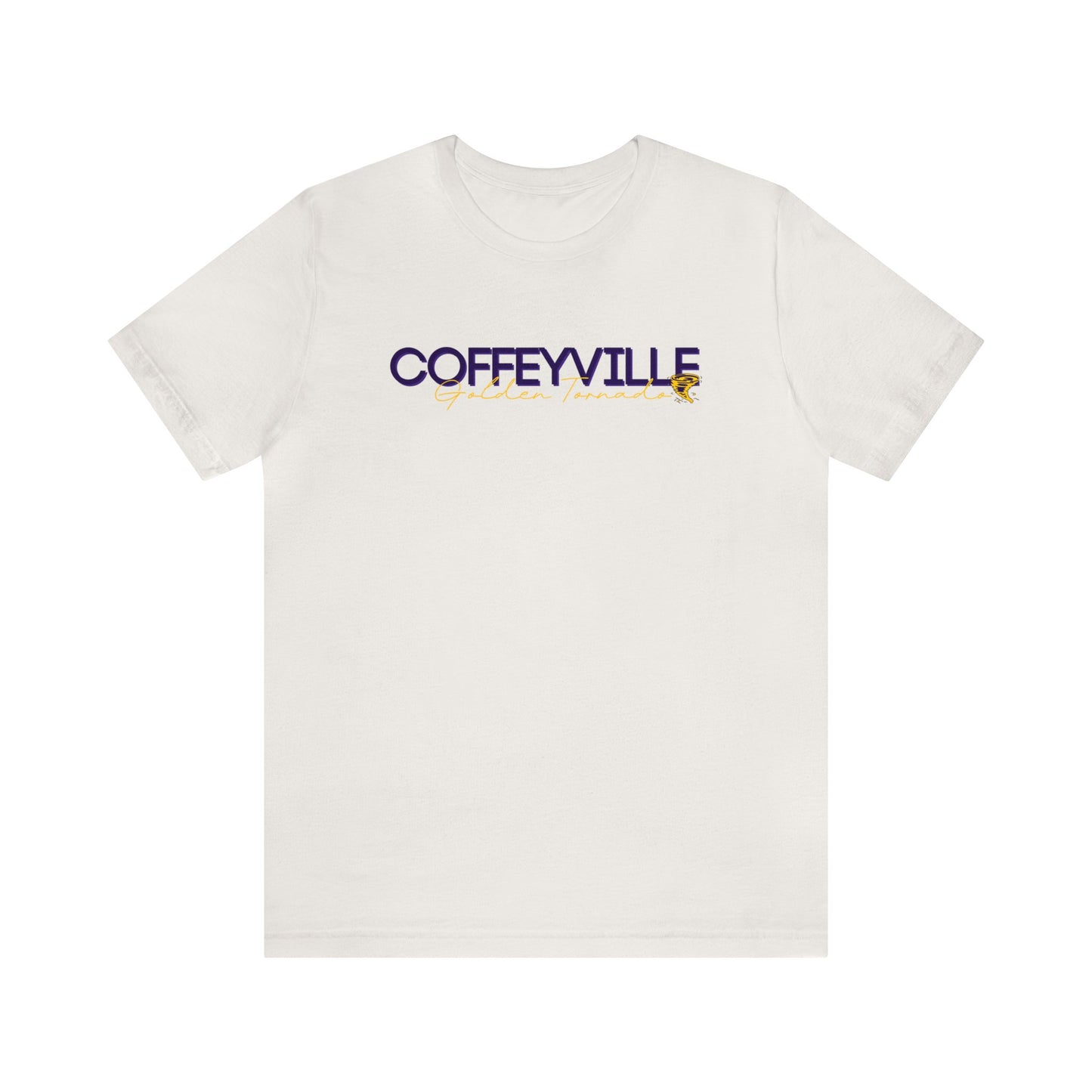 Coffeyville Golden Tornado - Bella + Canvas Unisex Jersey Short Sleeve Tee