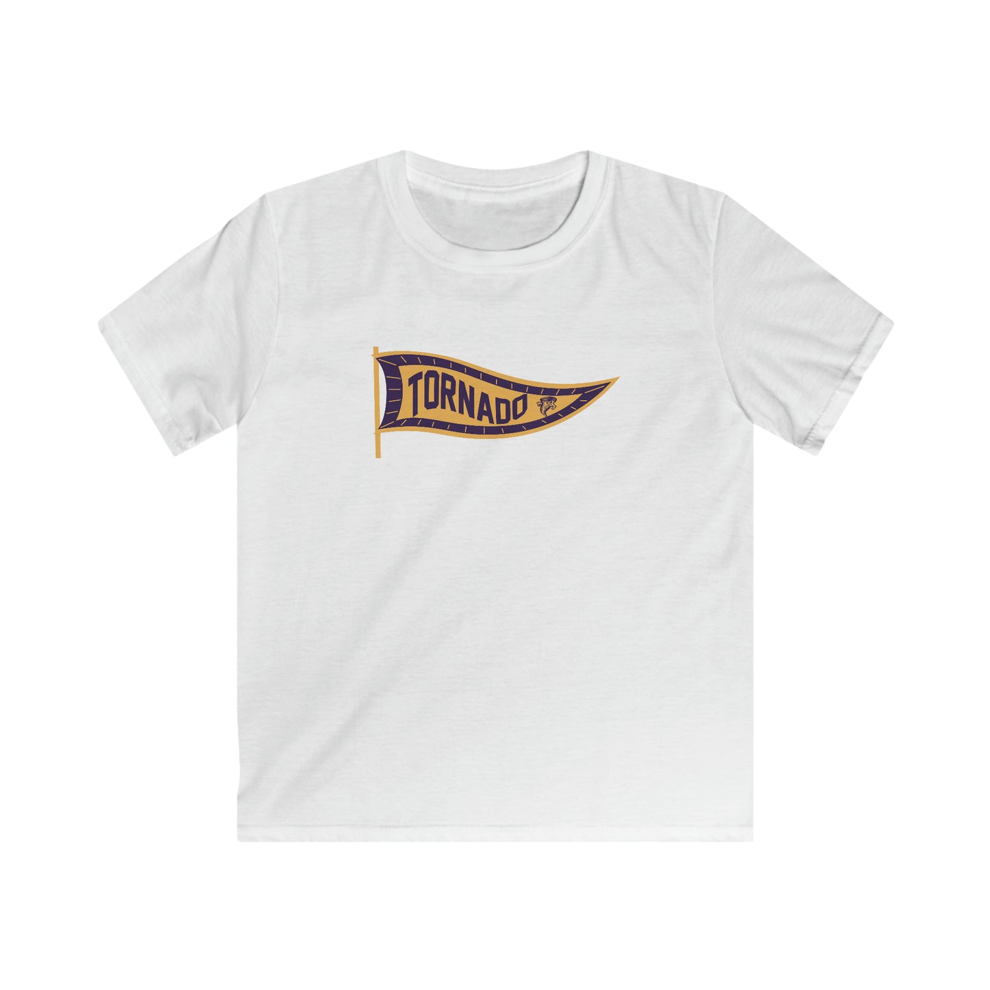 Tornado Pennant - Kids Softstyle Tee