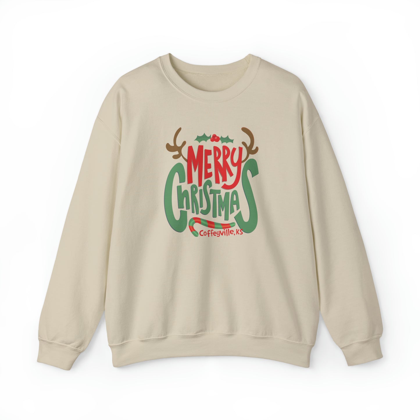 Merry Christmas Cville - Crewneck Sweatshirt