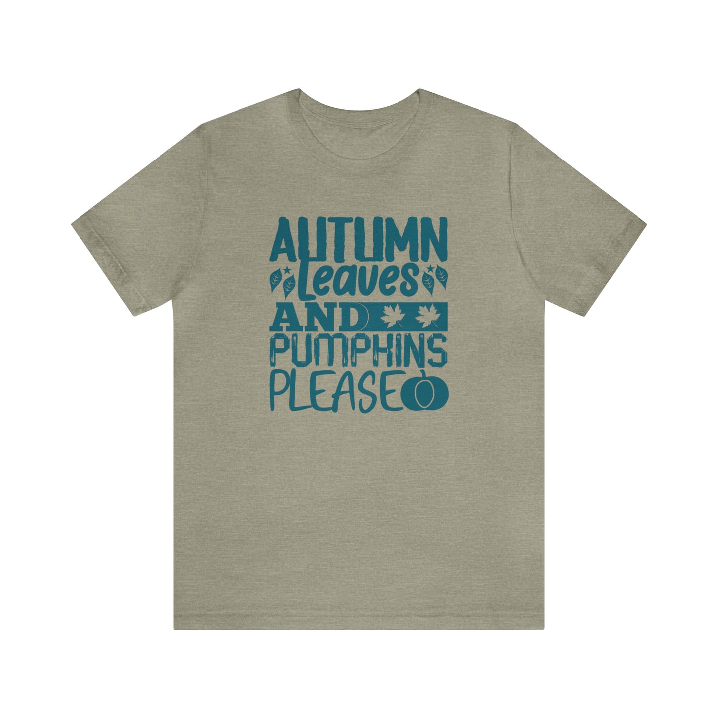 Autumn Leaves T-shirt - Bella Canvas Short Sleeve Tee