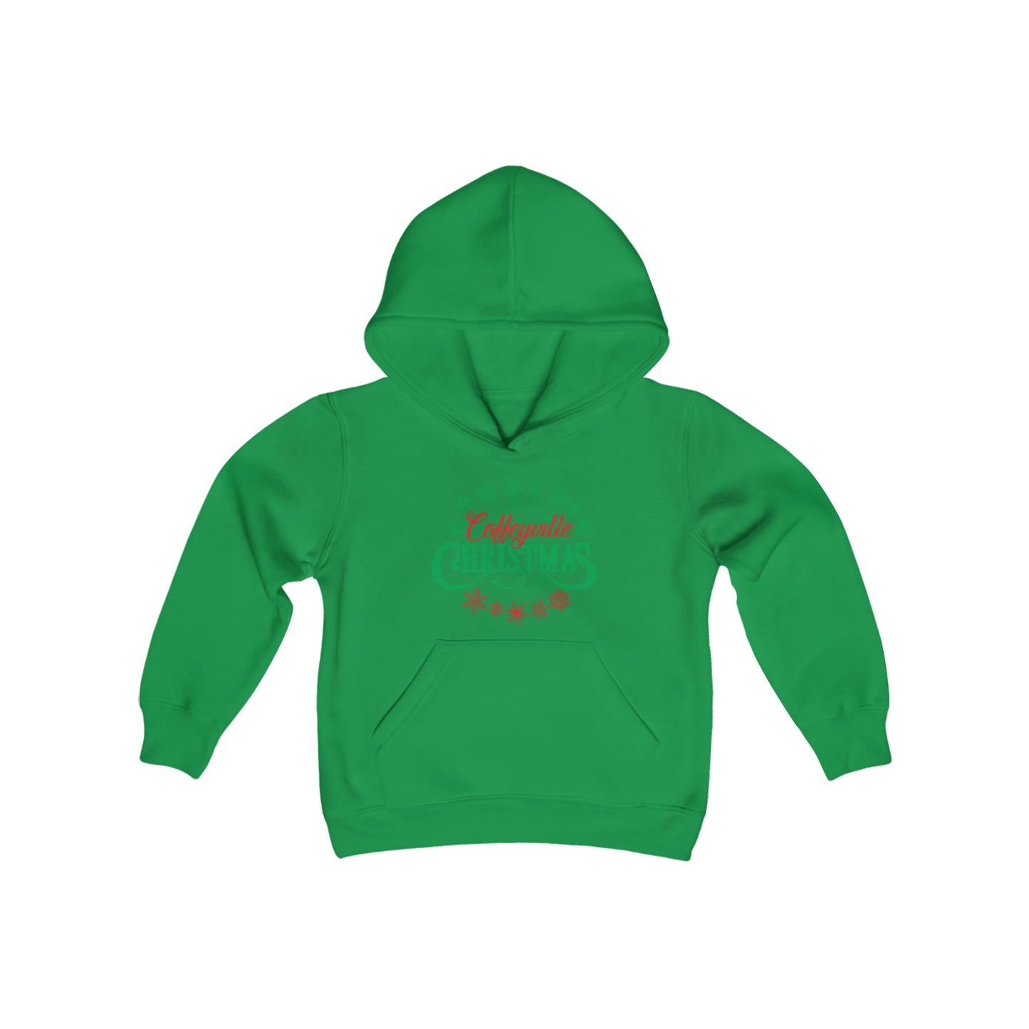 Cville Christmas- Youth Heavy Blend Hooded Sweatshirt