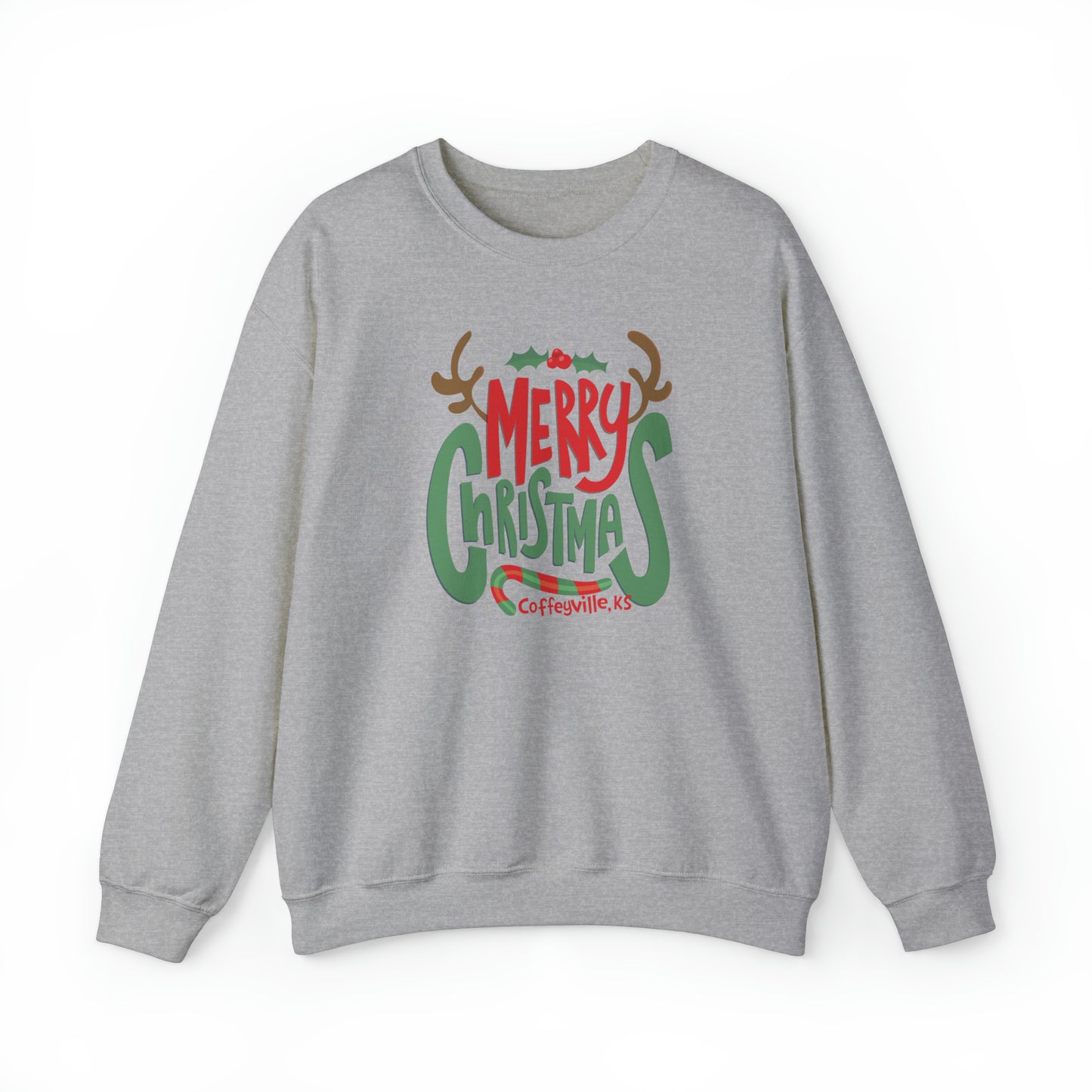 Merry Christmas Cville - Crewneck Sweatshirt