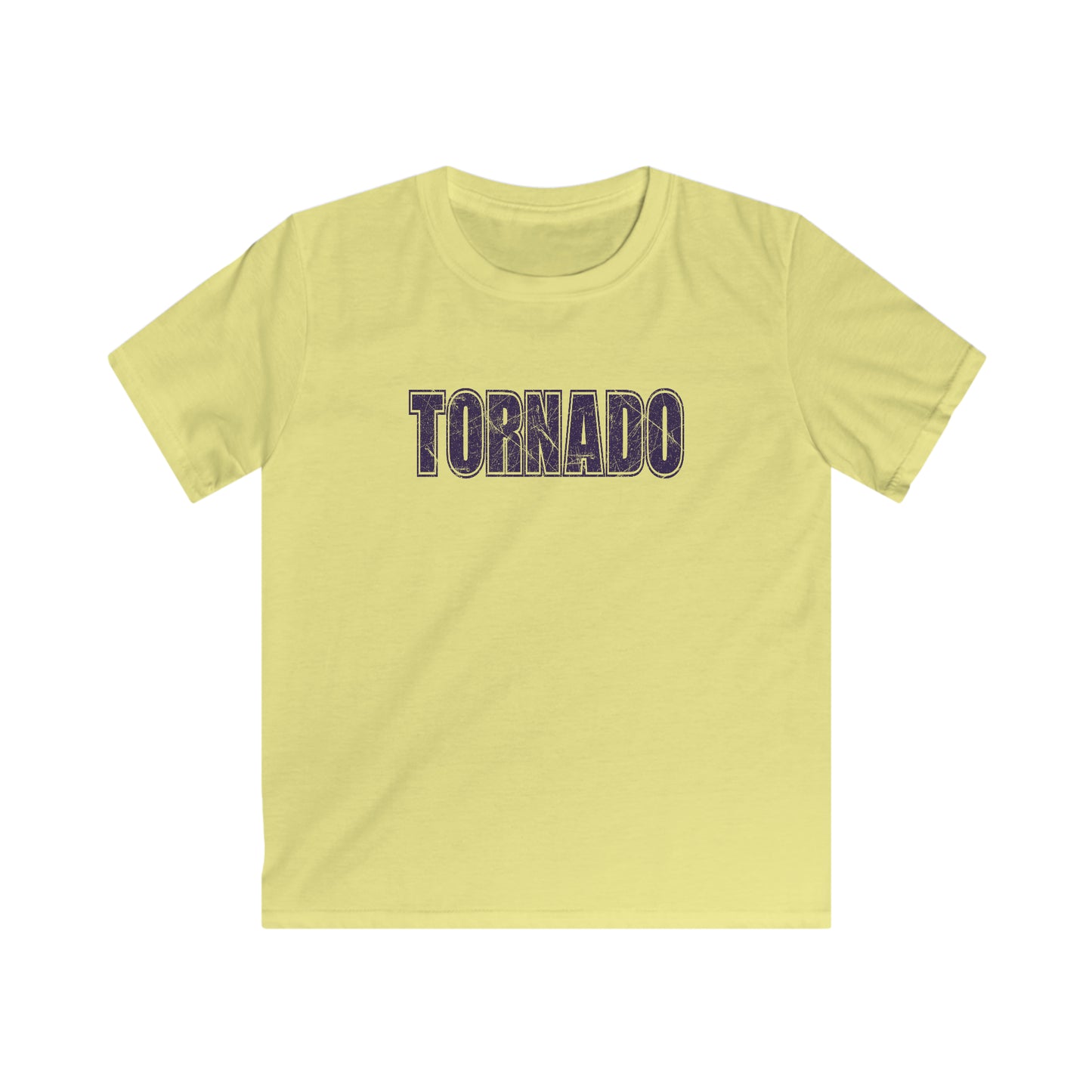 Tornado Distressed - Kids Softstyle Tee