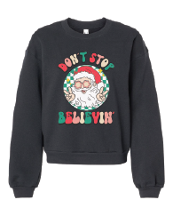 Don't Stop Believin' - American Apparel ReFlex Fleece Crewneck