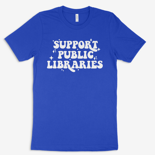 Support Public Libraries - Adult Bella + Canvas Short Sleeve Tee