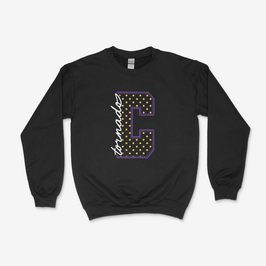 Polka Dot C Crewneck