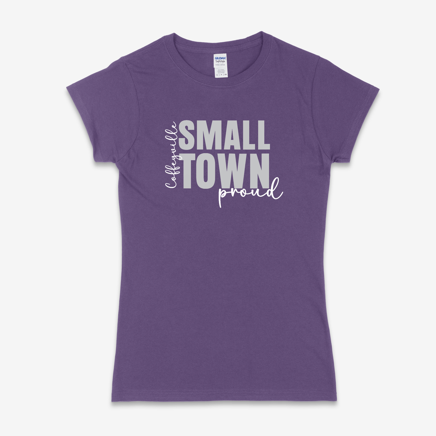 Coffeyville Small Town - Ladies Gildan Softstyle