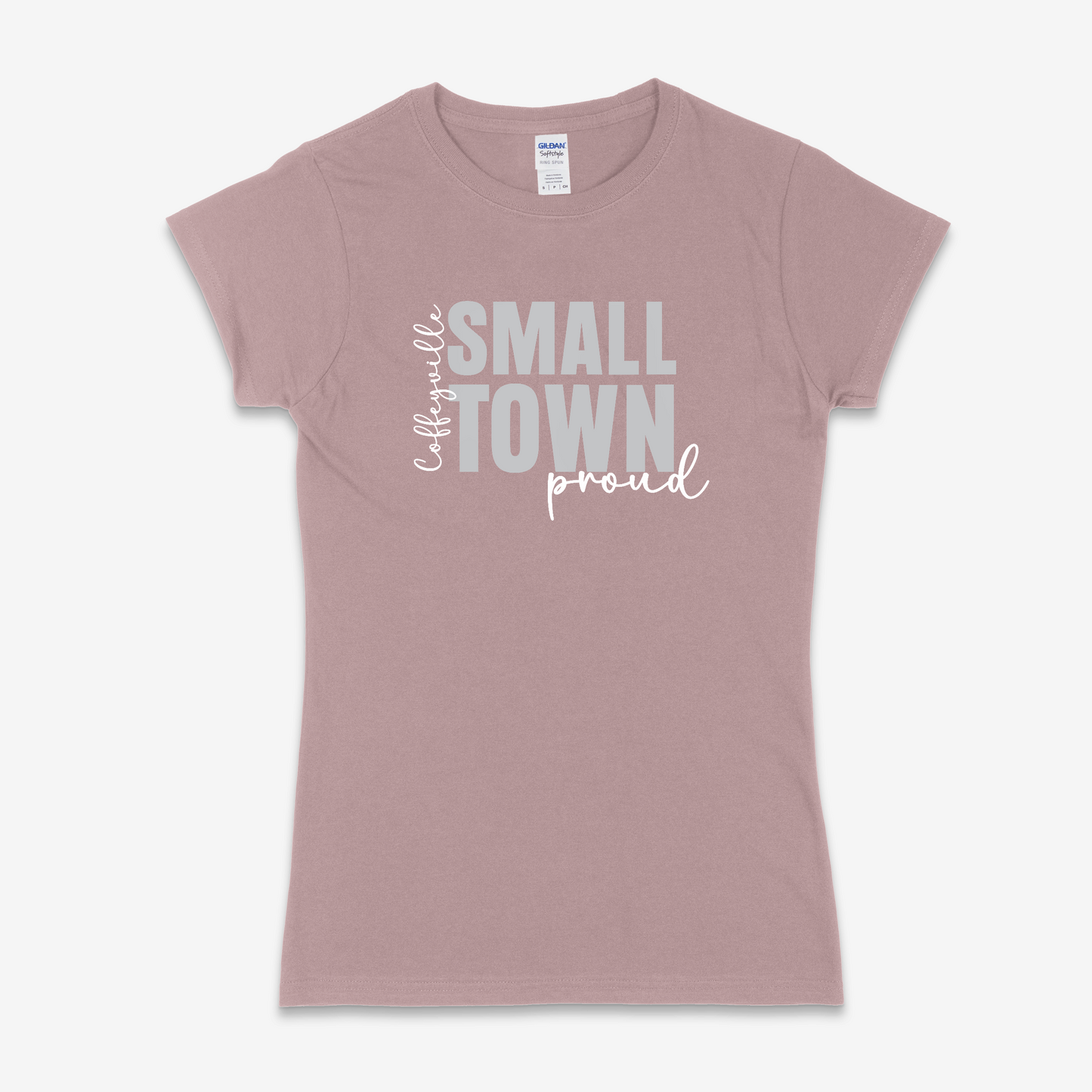 Coffeyville Small Town - Ladies Gildan Softstyle