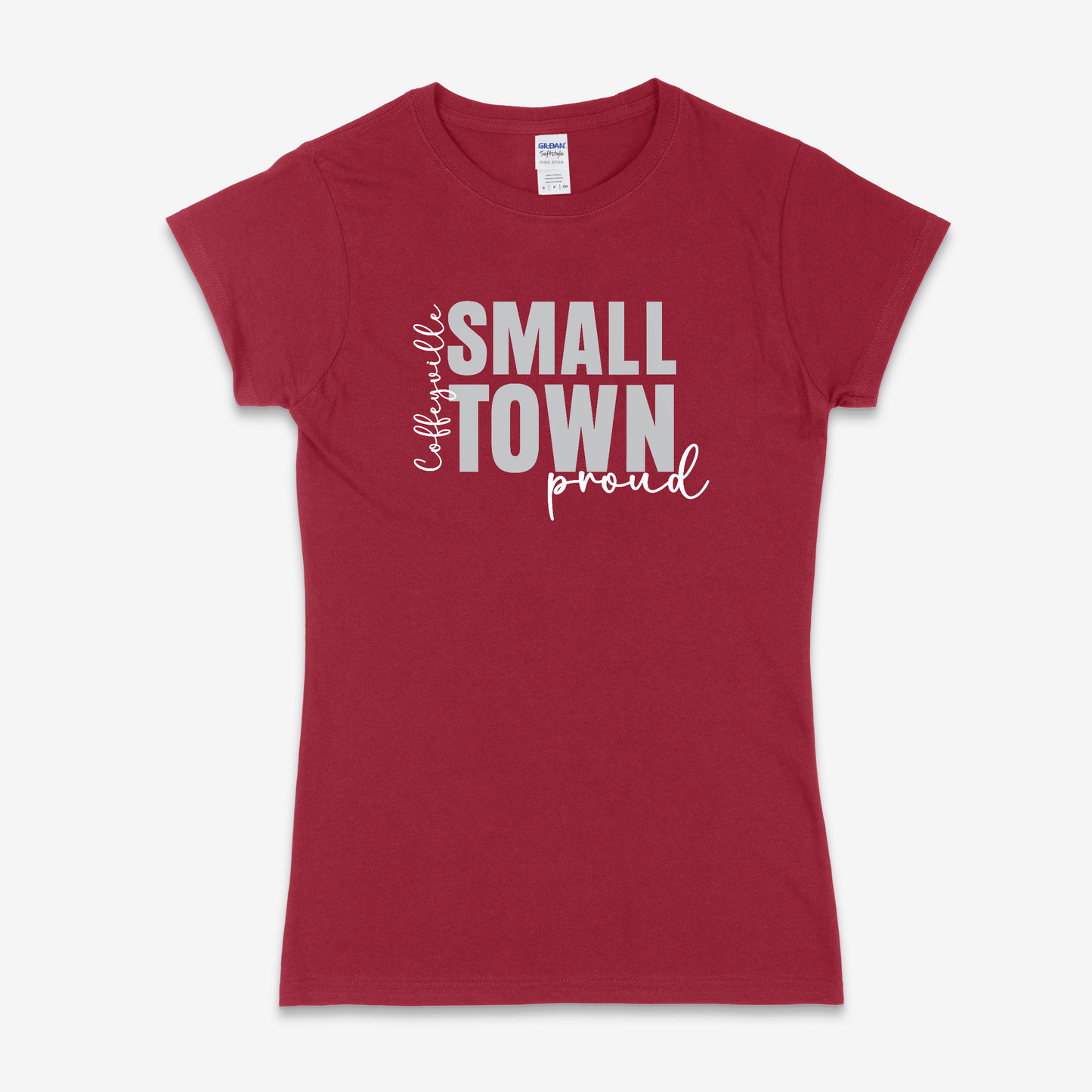 Coffeyville Small Town - Ladies Gildan Softstyle