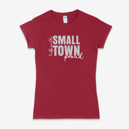 Coffeyville Small Town - Ladies Gildan Softstyle