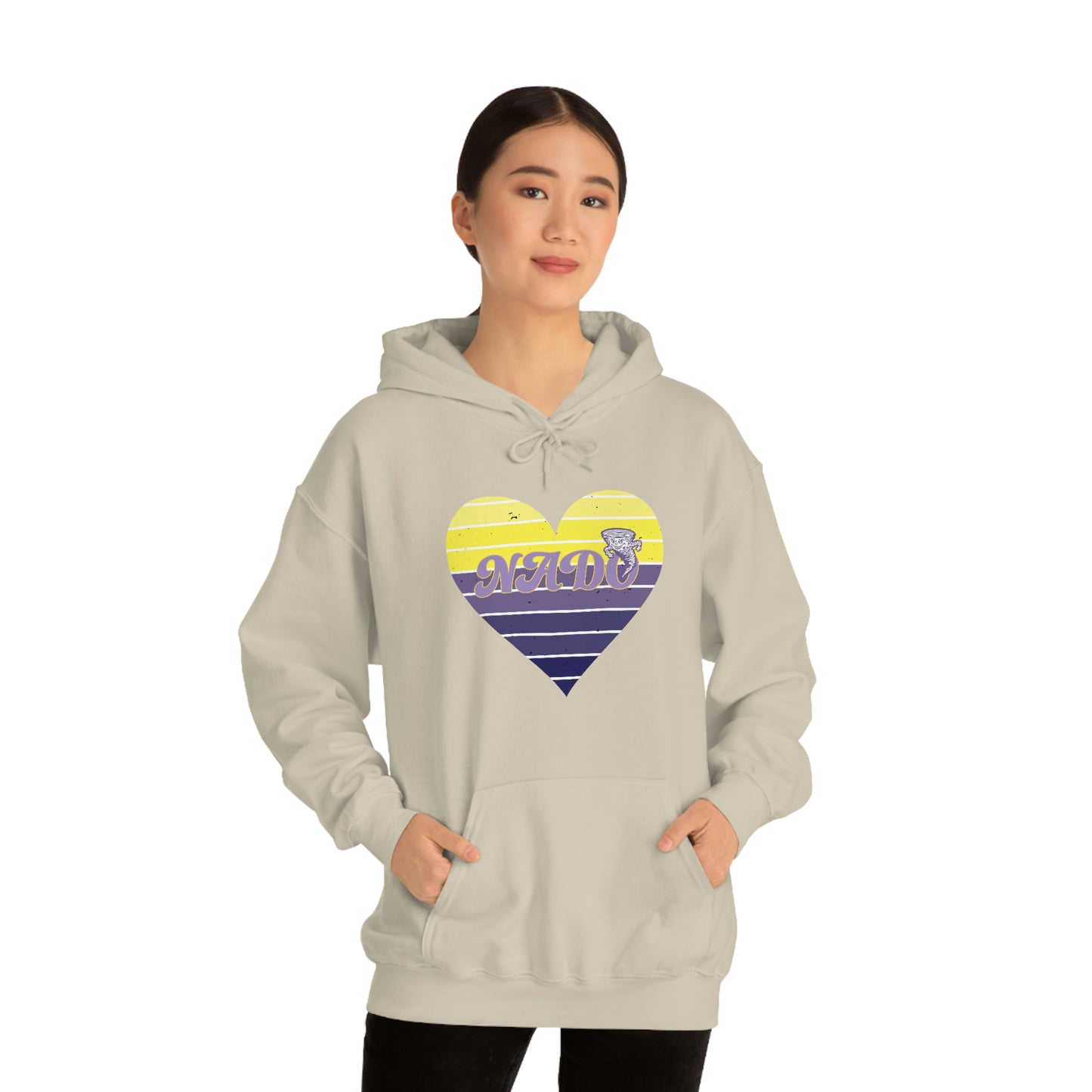 Retro Love -  Hooded Sweatshirt