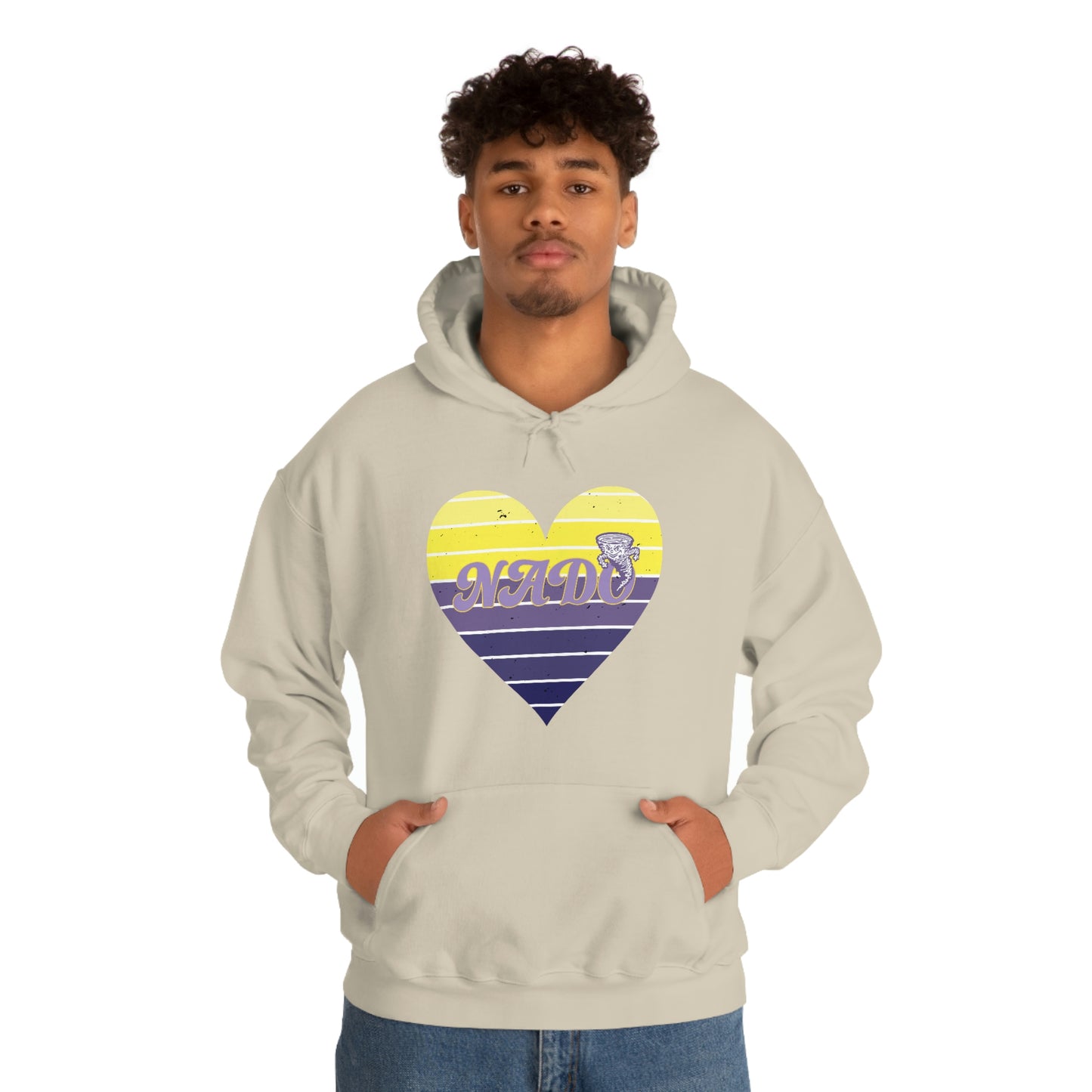 Retro Love -  Hooded Sweatshirt