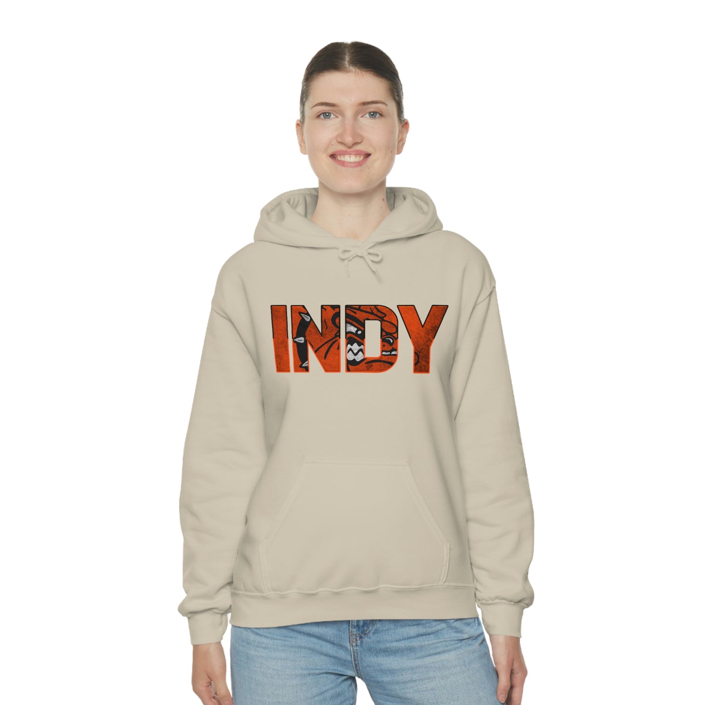 Indy with Logo - Hooded Sweatshirt