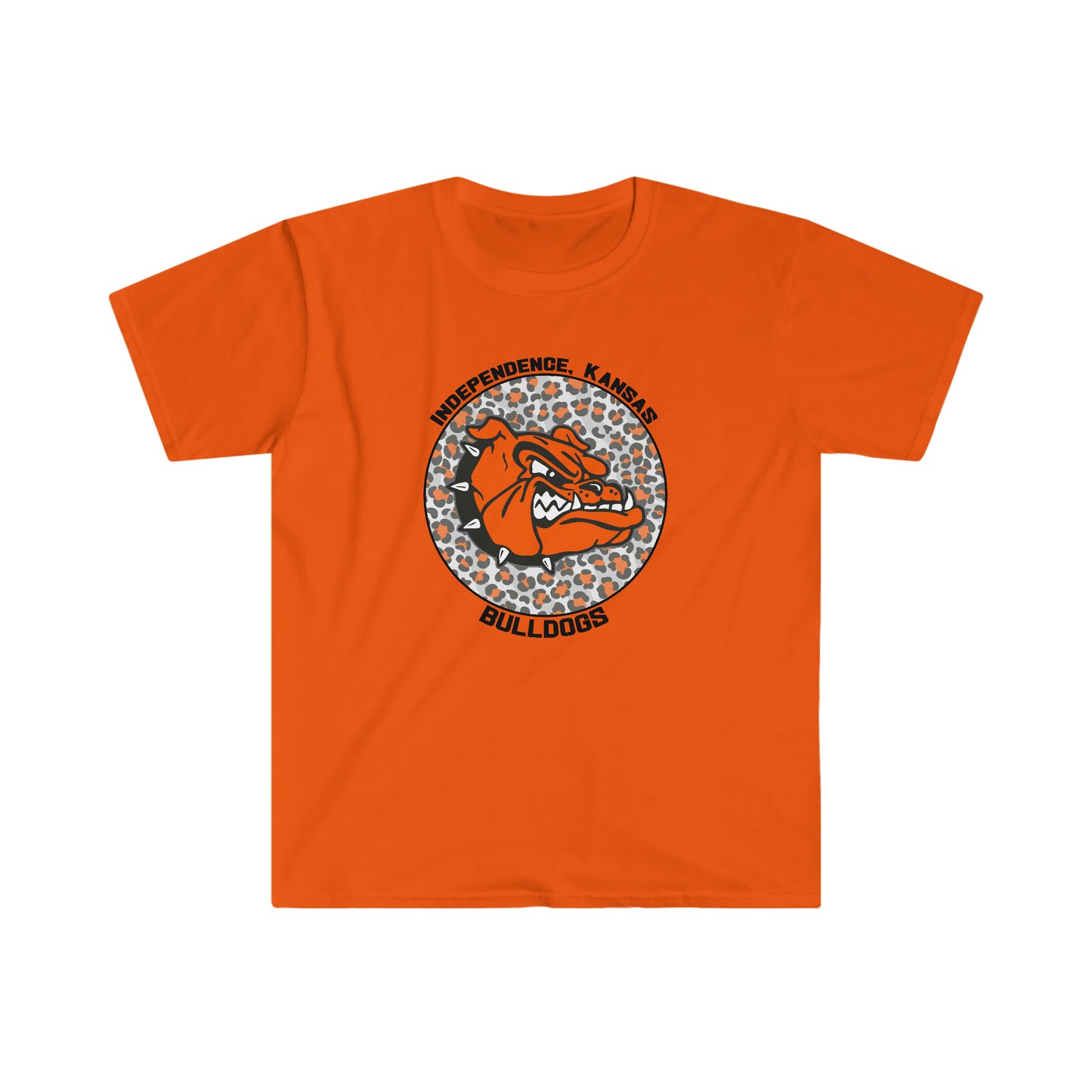 Leopard Bulldog - Softstyle T-Shirt