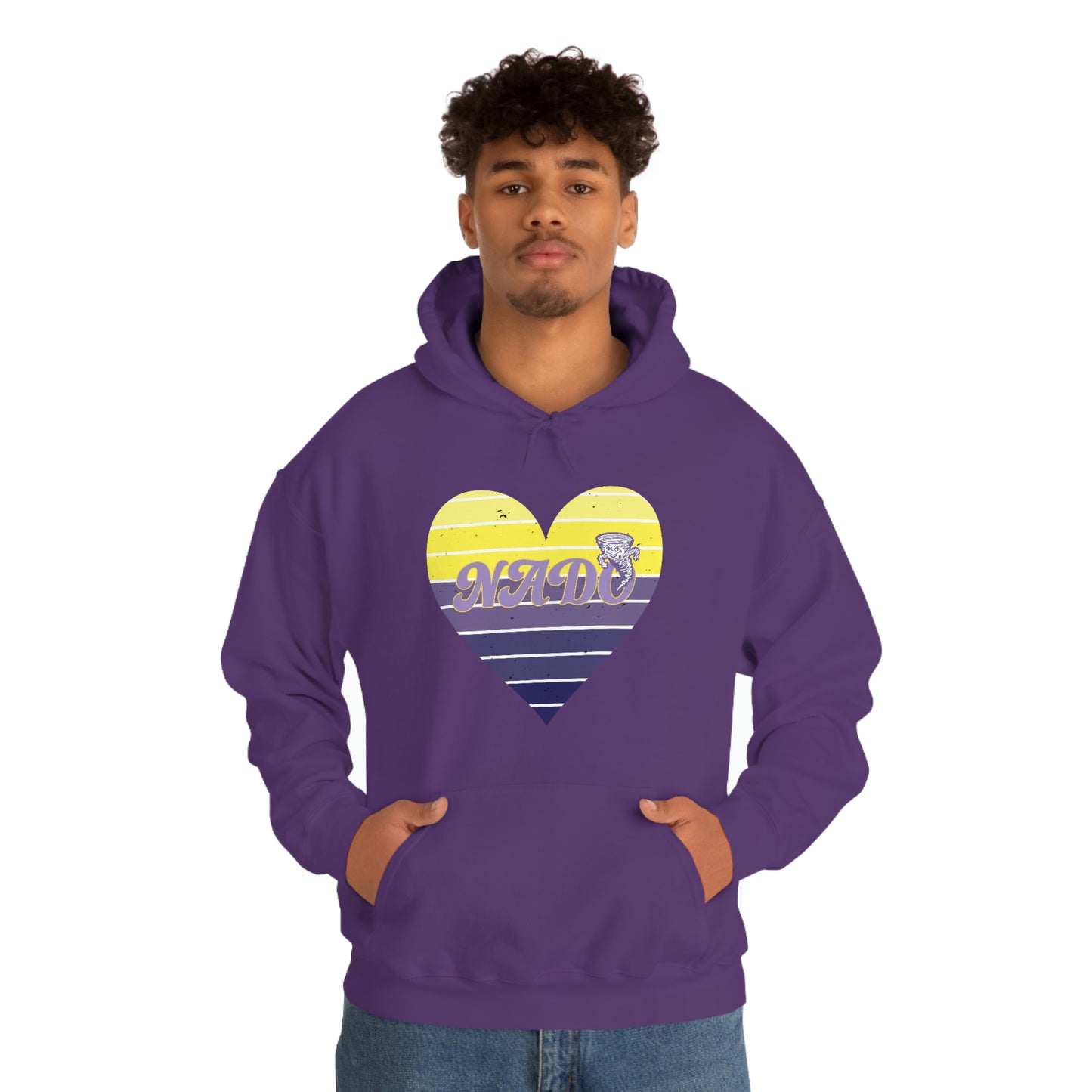 Retro Love -  Hooded Sweatshirt