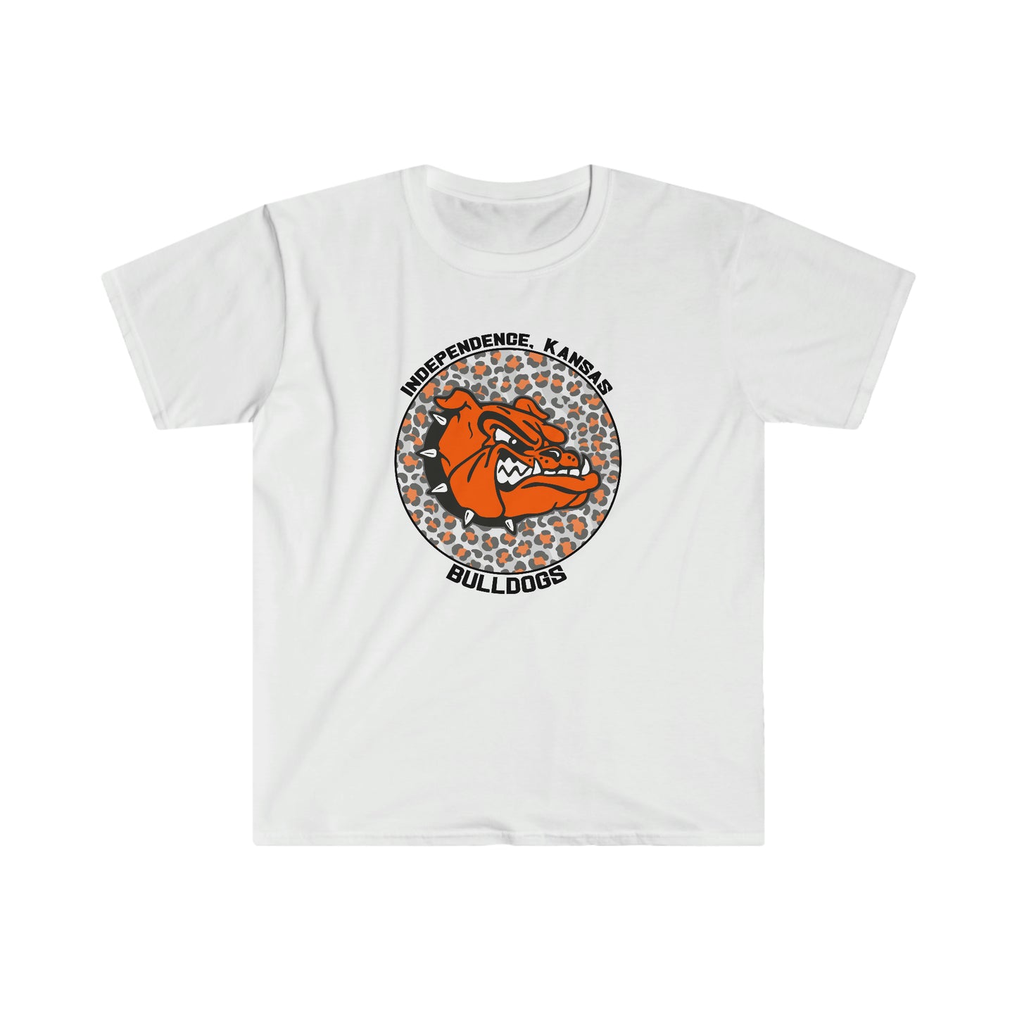 Leopard Bulldog - Softstyle T-Shirt