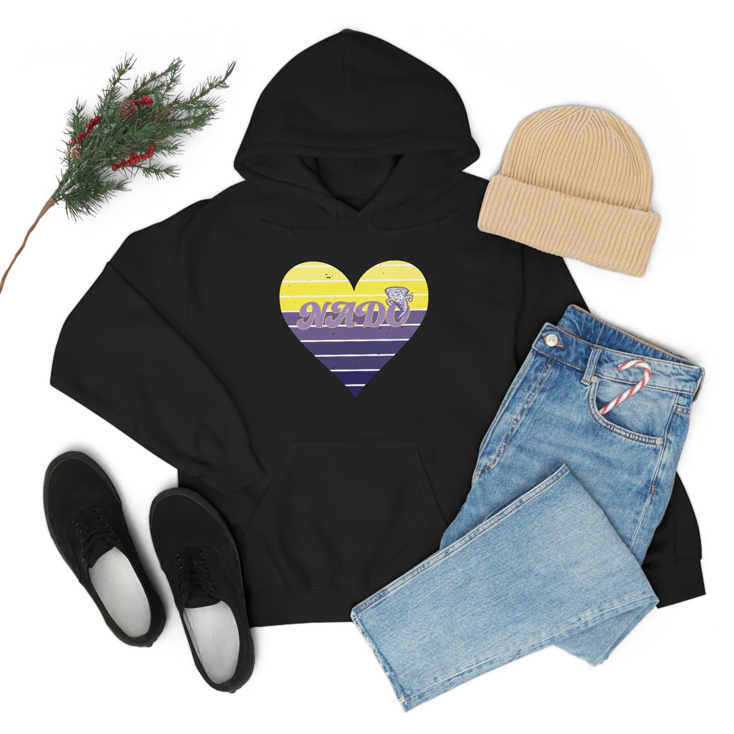 Retro Love -  Hooded Sweatshirt