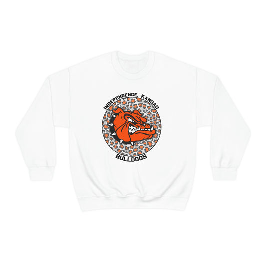 Leopard Bulldog - Crewneck Sweatshirt